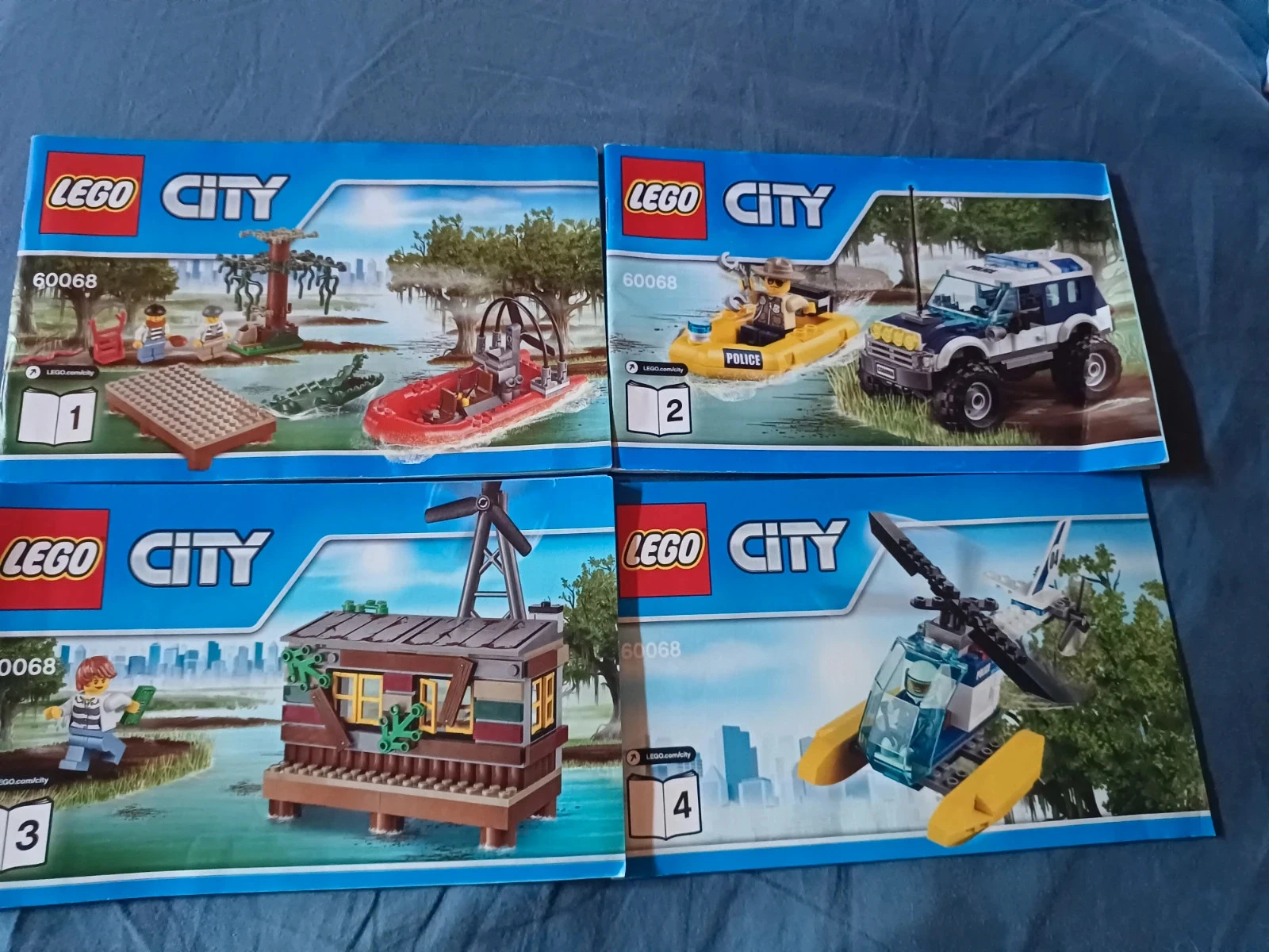 Lot de notice de lego 60068 city